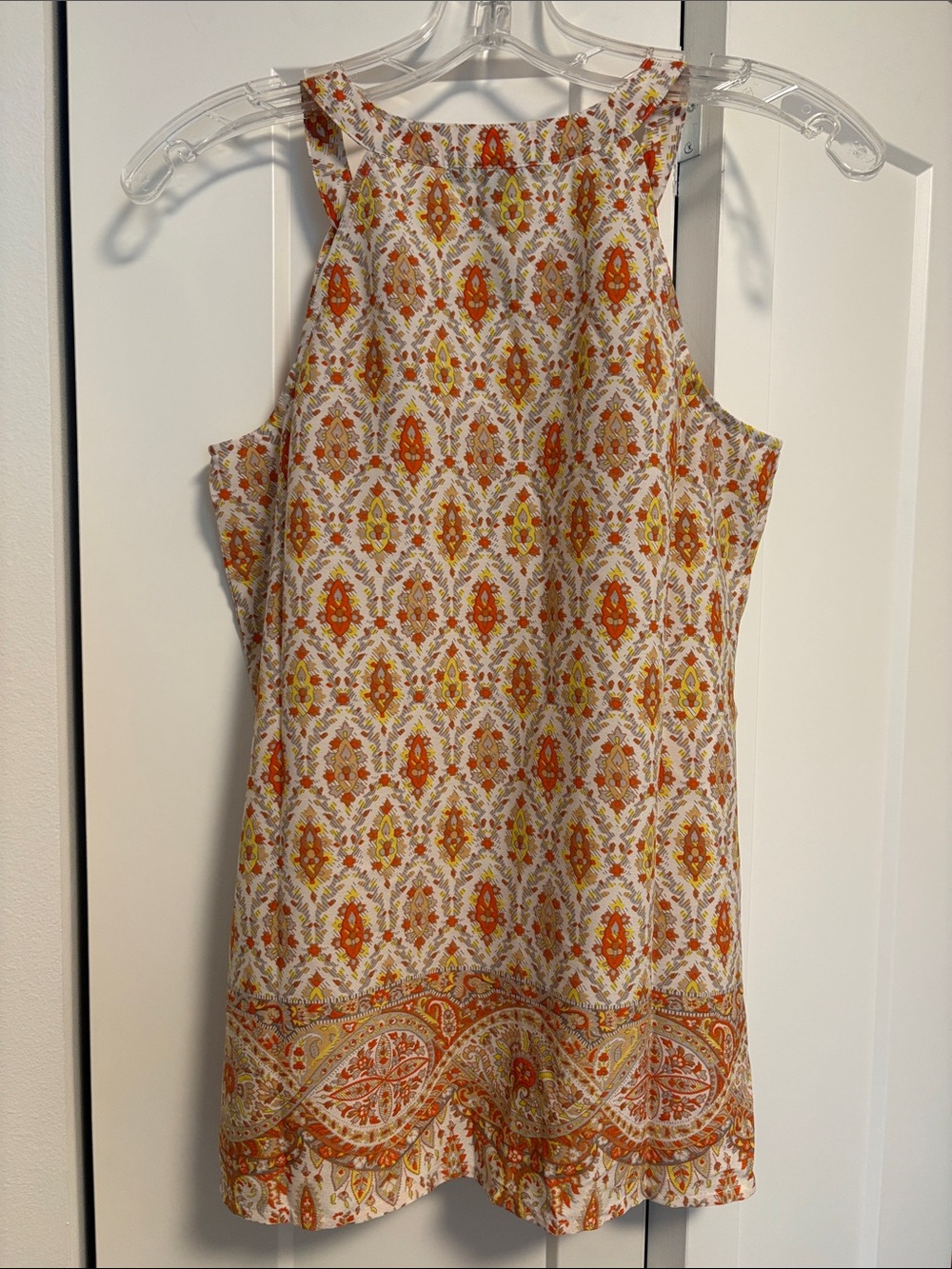 NWT [Sanctuary] Sleeveless Lightweight Tank Top Field Pleasant Paisley Womens XS - Picture 9 of 12